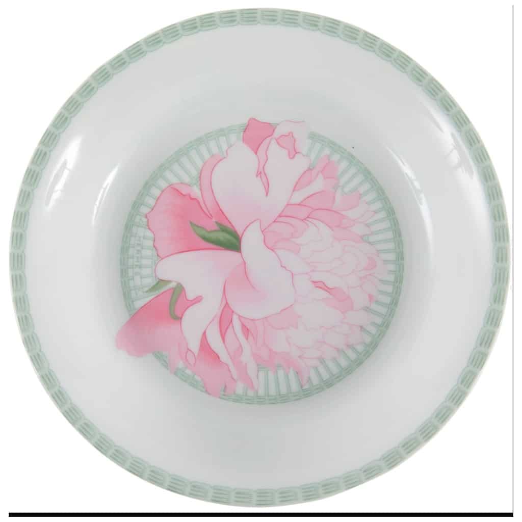 Hermes Paris Service « Pivoines » 35 pièces 9