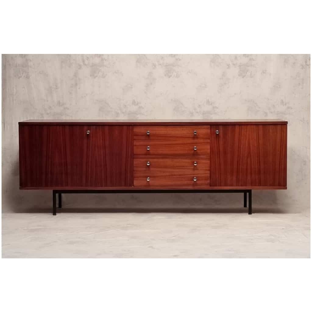 Enfilade d’Alain Richard Modèle 324 – Meubles TV – Palissandre – Ca 1950 4