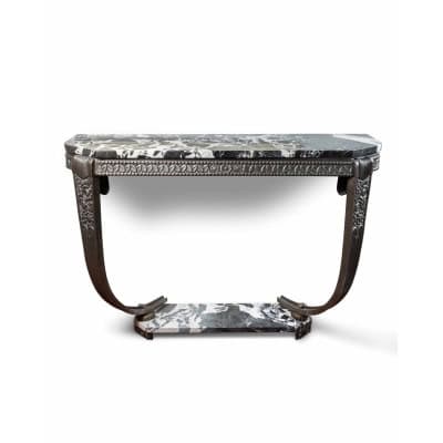 Edgar BRANDT – Élégante Console « Altesse » Art Déco – 1925/30